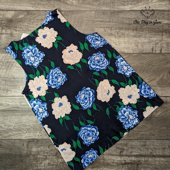Ann Taylor Floral V Neck Tank Top Size S - Picture 5 of 5